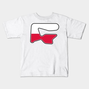 Tor Poznań [flag] Kids T-Shirt